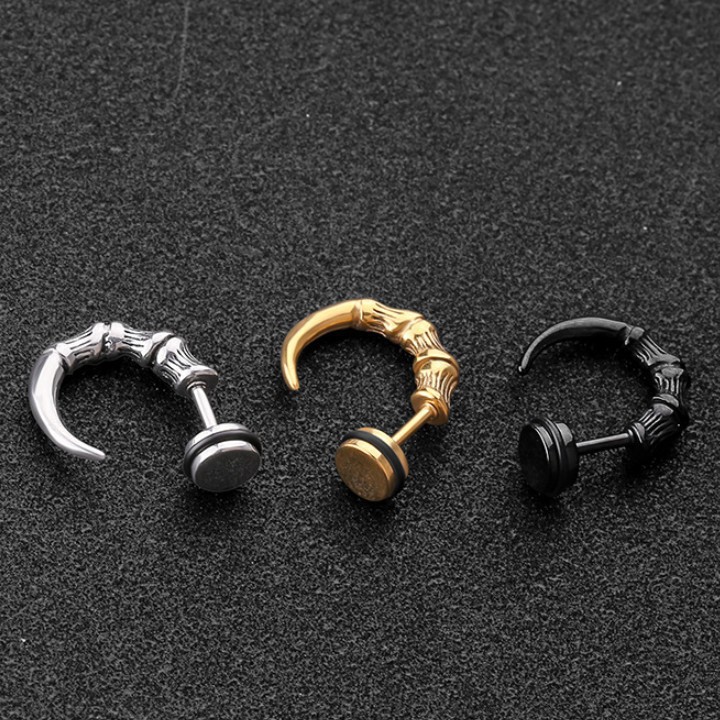 Bông Tai Nam Titan Không Đen TT 1366 - 1 cặp