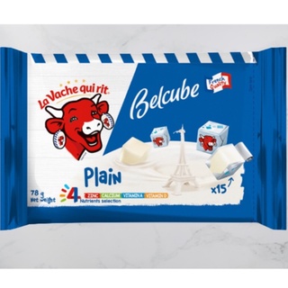 Phô mai Belcube Plain 15 viên vuông date 09/22