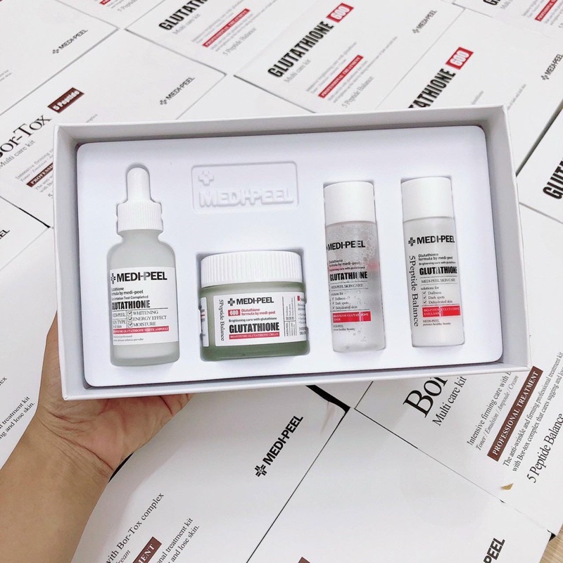 Combo Truyền Trắng Medipeel Gluthione 600-SET 4 Sản Phẩm