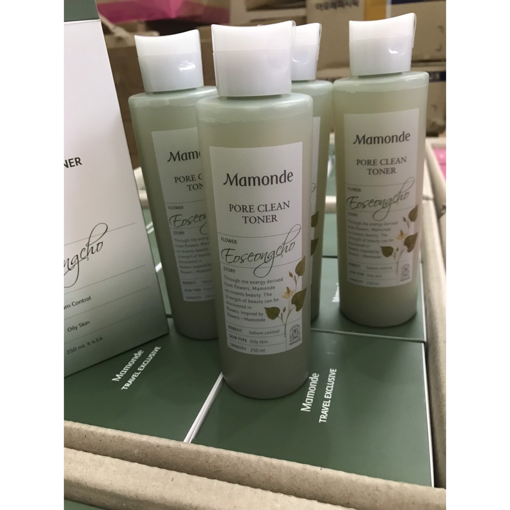 Nước hoa hồng Mamonde Diếp Cá 250ml