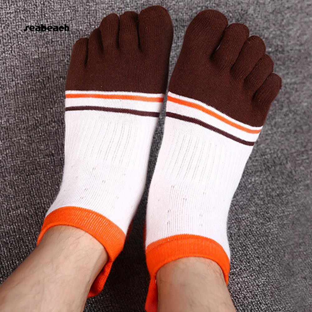 Tất thể thao cotton xỏ 5 ngón thoáng khí cho nam