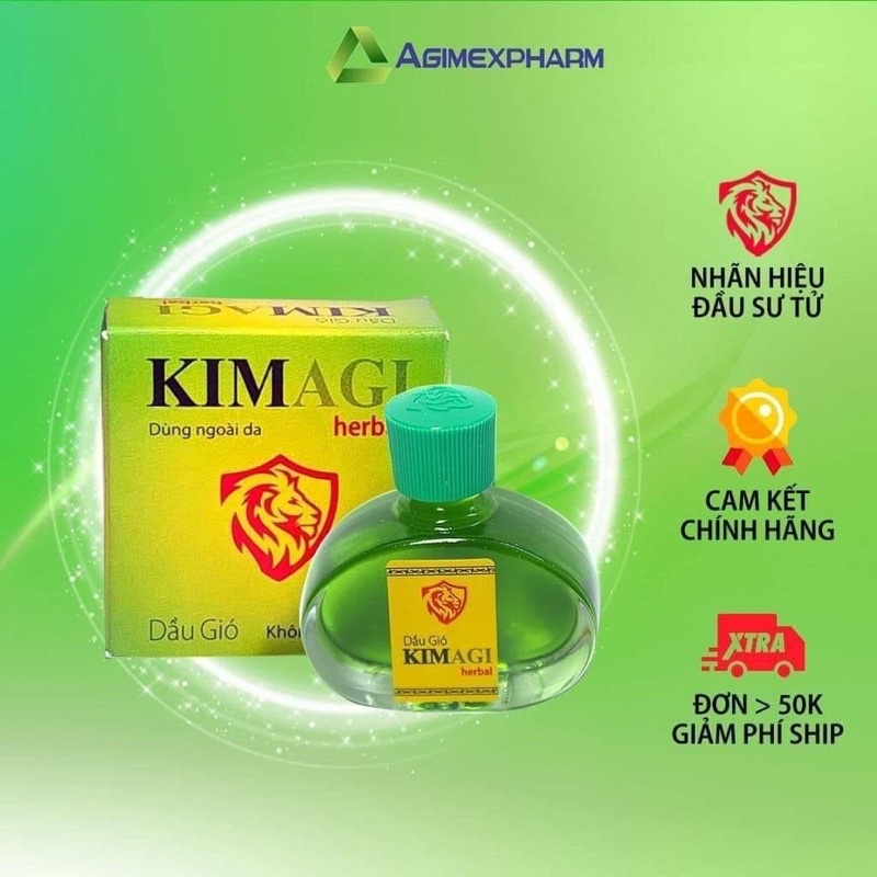 Dầu gió Kim Agi Hương thơm dịu nhẹ thư giãn - Chai 6ml