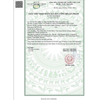 Marine Omega của Nuskin loại 120v mẫu mới