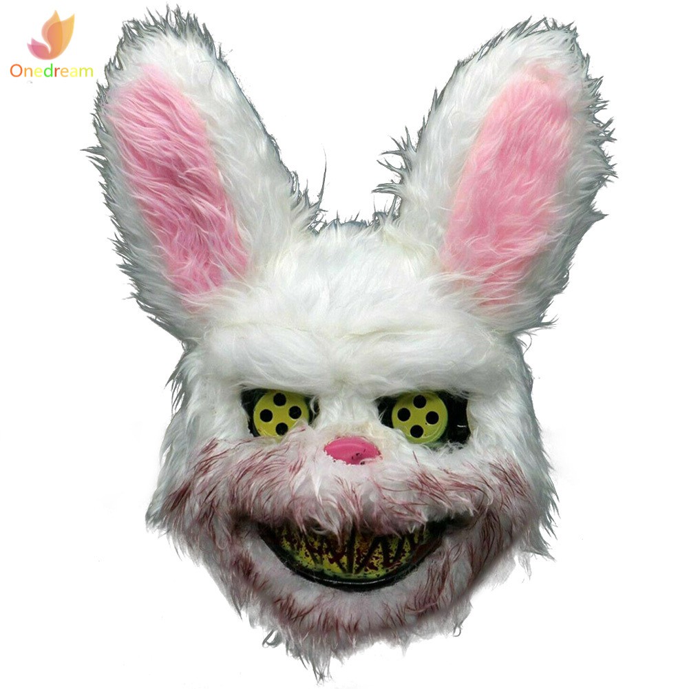 Mặt Nạ Hoá Trang Thỏ Kinh Dị Cho Halloween