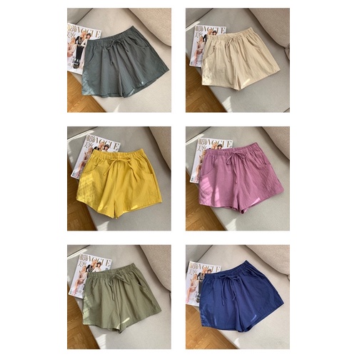 Quần đũi ống rộng nữ short mặc nhà big size GUPO STORE WS32