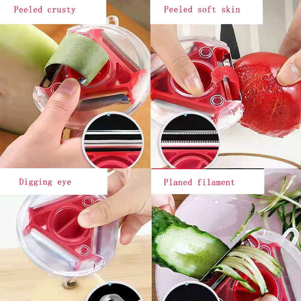 GOGOUP Dụng Cụ Gọt Vỏ Rau Củ Đa Năng Bằng Thép Không Gỉ