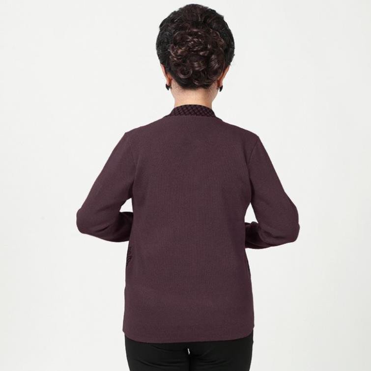 ÁO KHOÁC LEN CHO BÀ_LEN KHÔNG CỔ | BigBuy360 - bigbuy360.vn