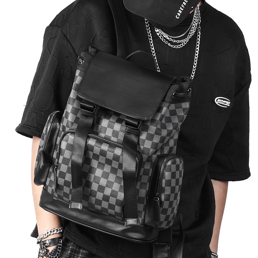 Balo nam đi học da cao cấp RIKY cặp đi học nam đựng laptop phong cách thời trang ulzzang