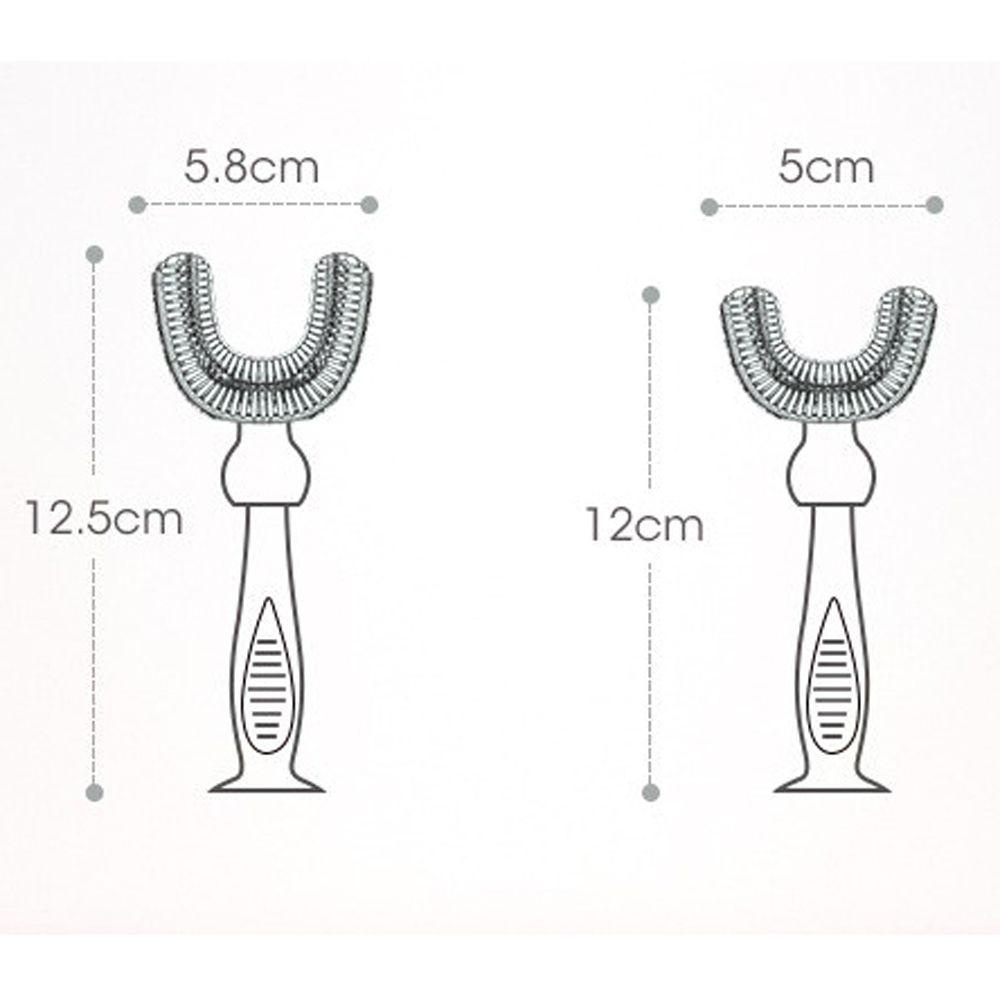 Bàn Chải Đánh Răng Mềm Mại Hình Chữ U Dành Cho Bé 2-12 Tuổi