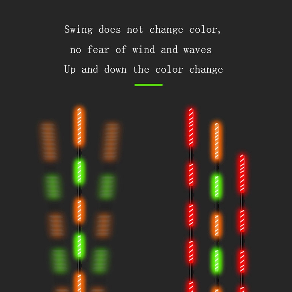 Phao Câu Cá Gắn Đèn LED Có Thể Thay Đổi Màu Sắc