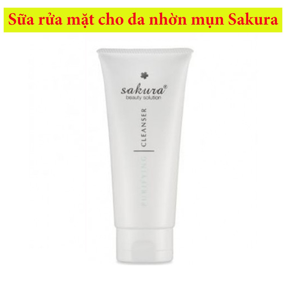 sakura deep purifying cleansing foam