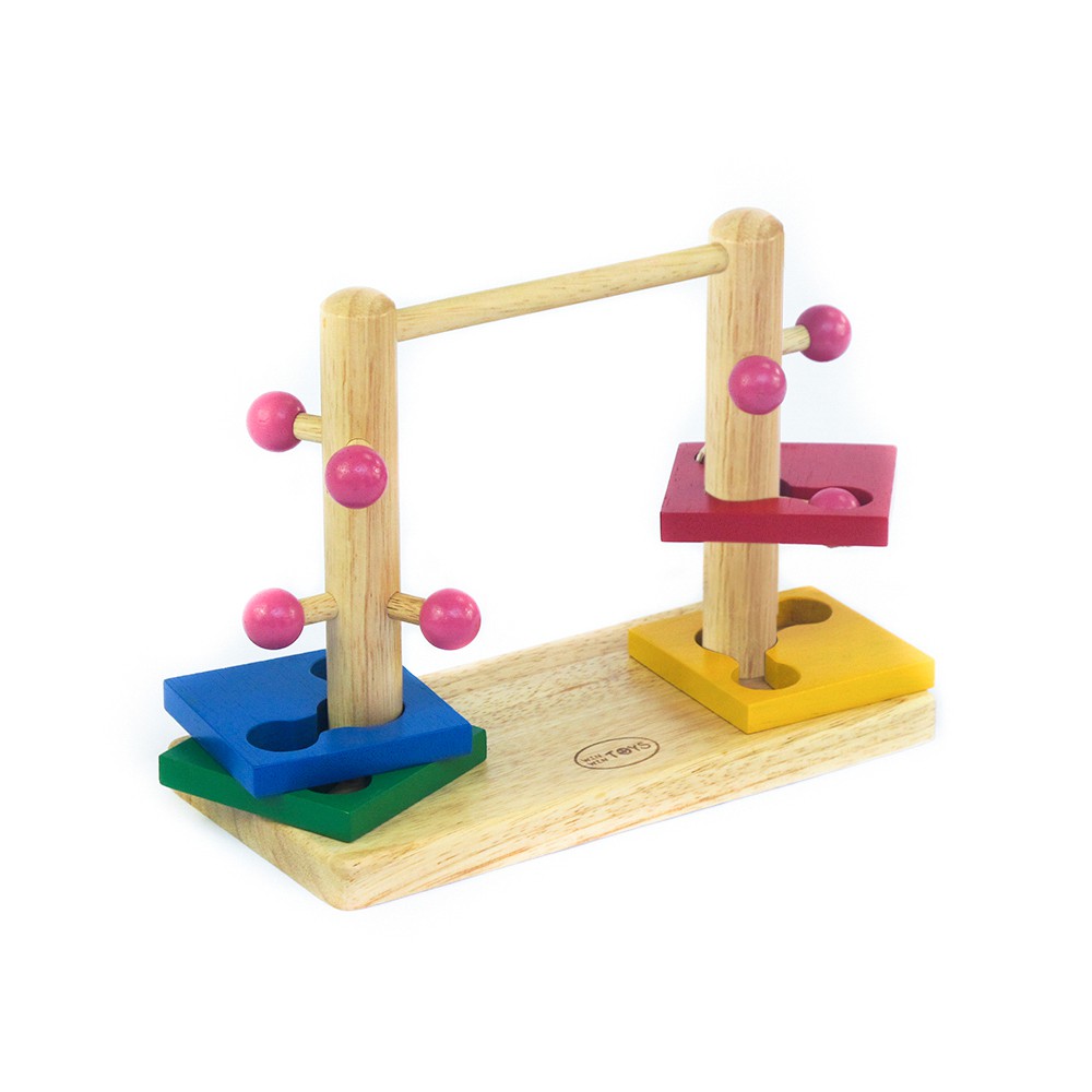 Đồ chơi gỗ Winwintoys - Đường luồn đôi 60352
