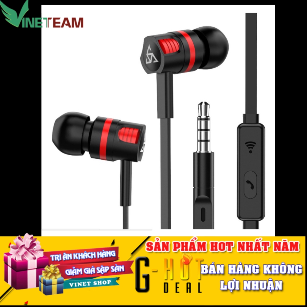 [Mã ELORDER5 giảm 10K đơn 20K] Tai Nghe Nhét Tai PTM T2 Super Bass -DC3150