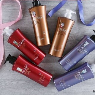 DẦU GỘI CHĨNH HÃNG Kerasys  Salon care Voluming Ampoule-Đỏ 600ml