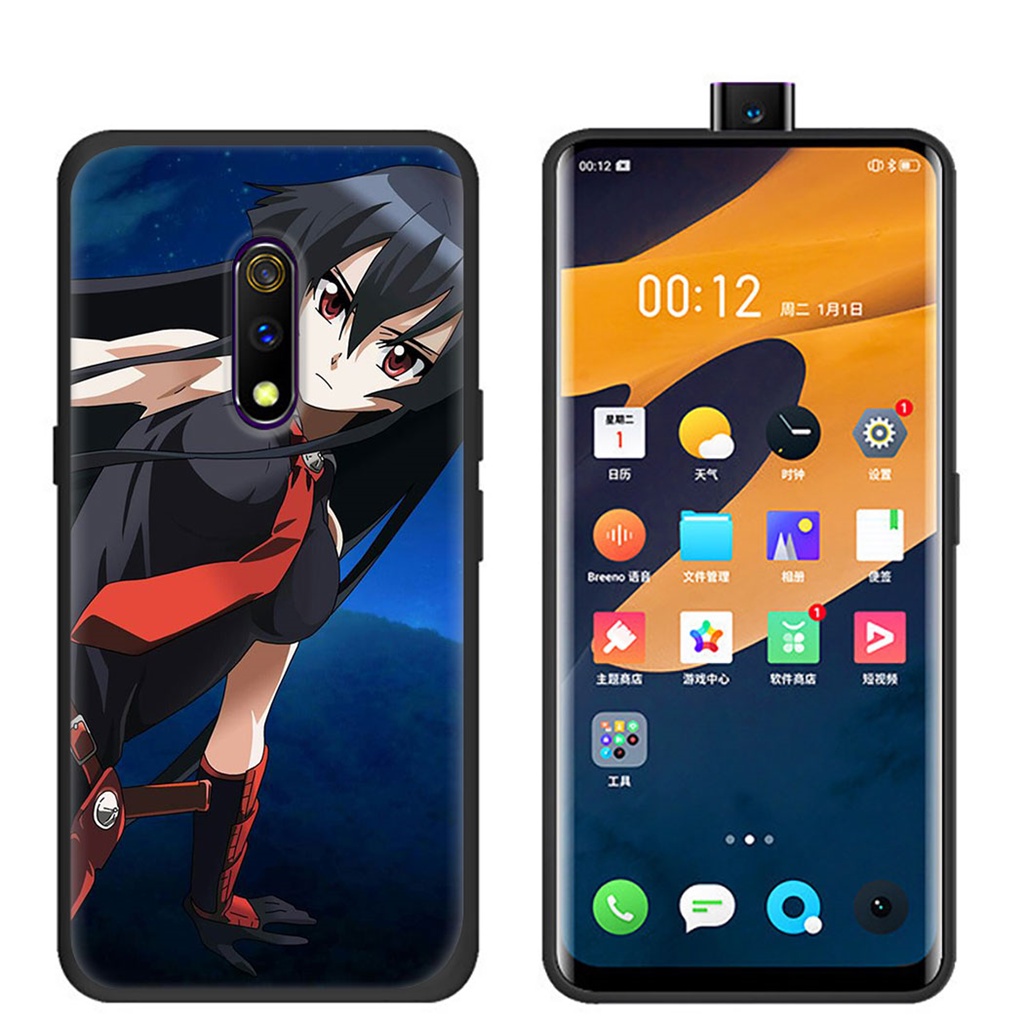 Ốp Điện Thoại TPU Silicon Mềm Hình Anime Akame Ga Kill Cho Realme Narzo 20 6 7 8 Pro 6i 7i 30A 89 Akame Ga Kill