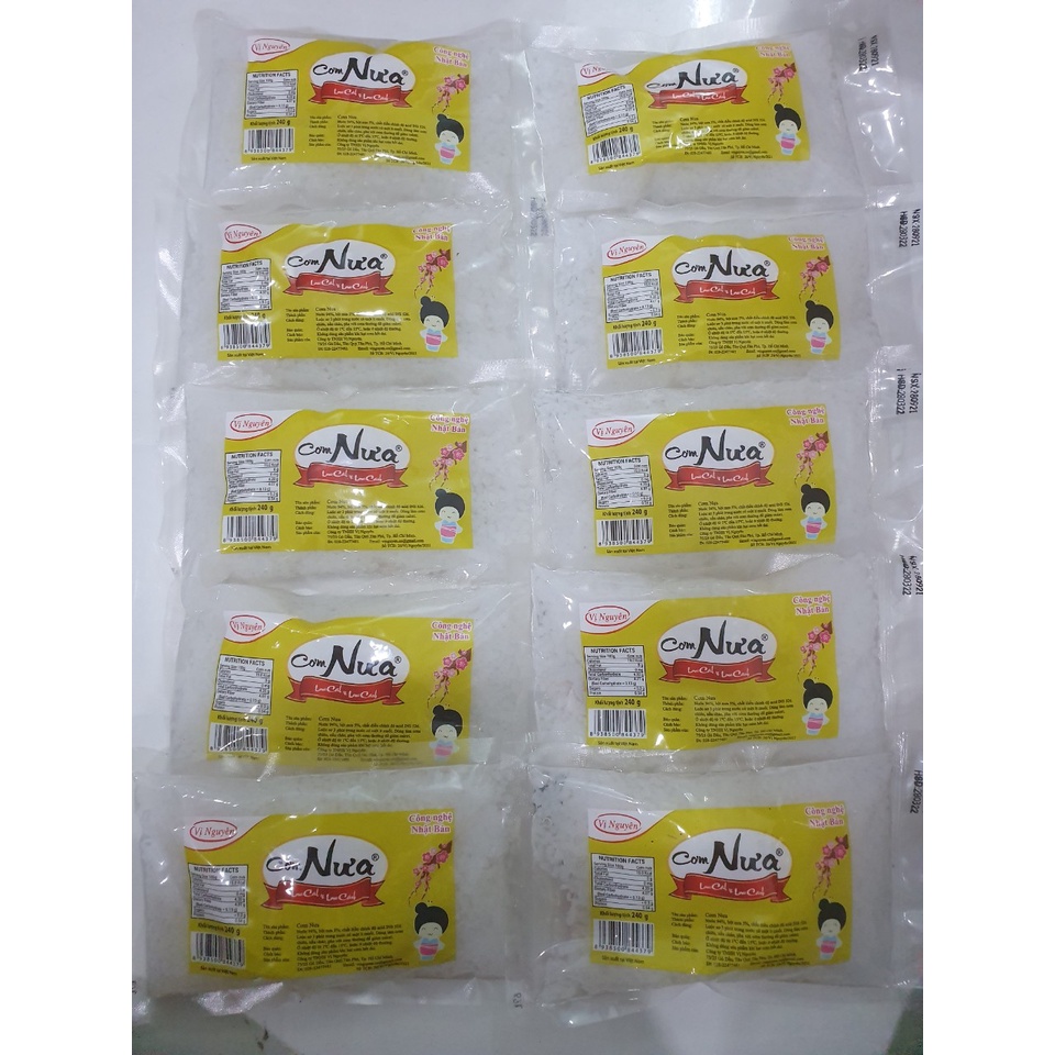 Combo 10 Gói Cơm Nưa Vị Nguyên ăn kiêng DAS Keto Gói 240g