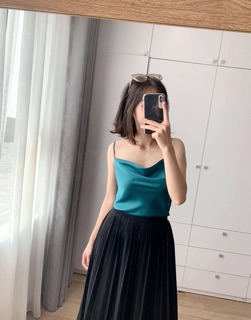 Áo dây lụa cổ đổ Siêu hot