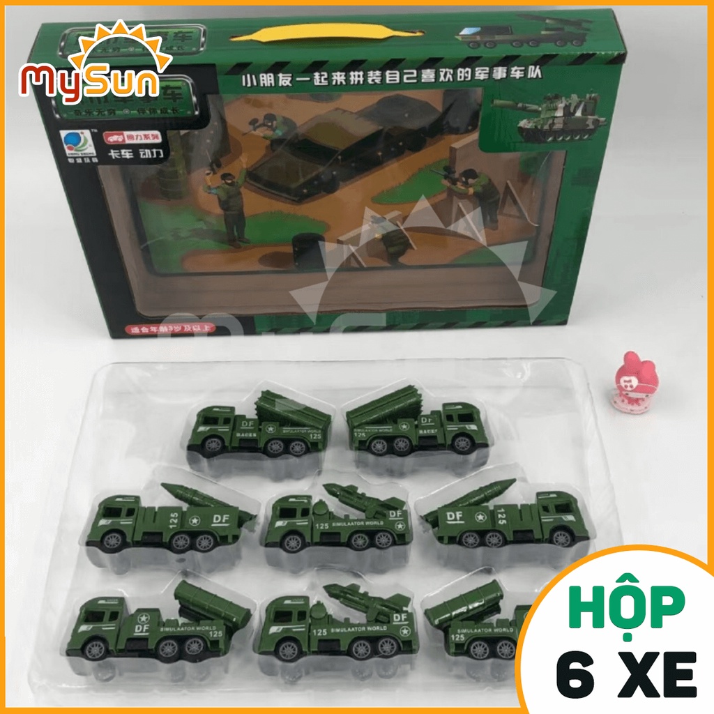 Mô hình xe quân đội đồ chơi quân sự cỡ lớn cho bé trai MySun