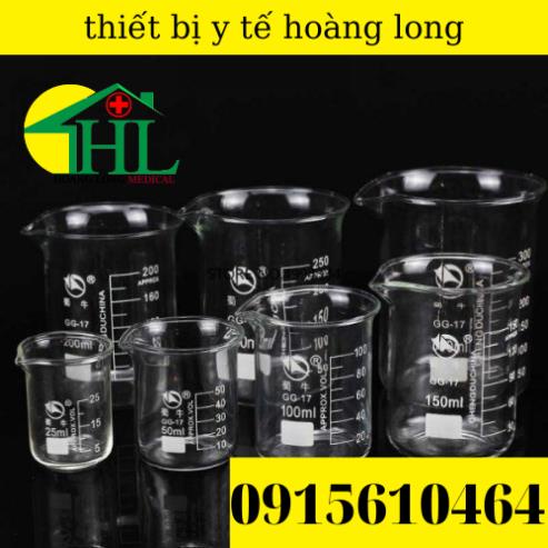 [Hàng Chính Hãng] Cốc Đong Thủy Tinh Thí Nghiệm Từ 50ml Đến 2000ml Bomex