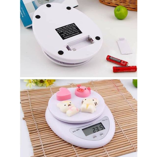 Cân điện tử làm bánh và nấu ăn dặm cho bé, độ chính xác cao