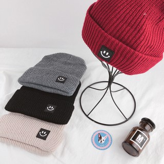 Nón beanie cười vuông - N134