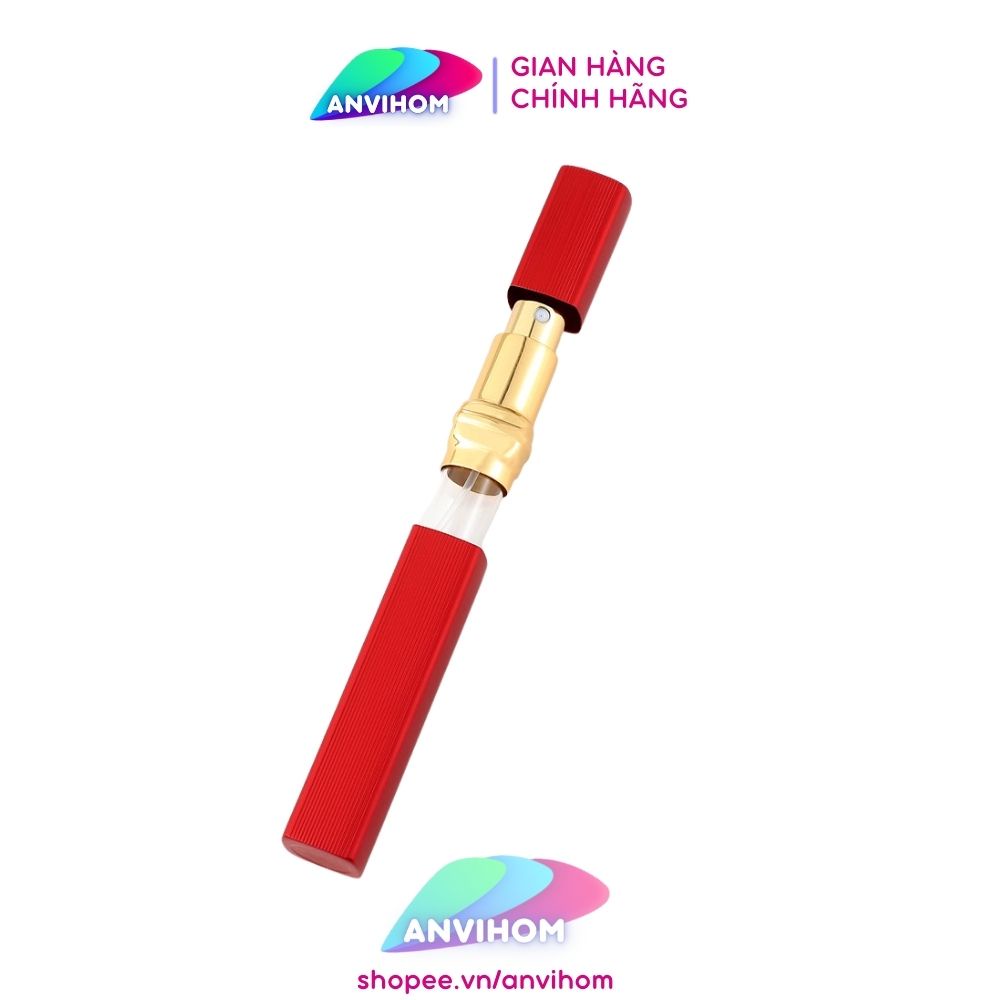 Chai Chiết Nước Hoa Vuông 12ml Loại Lọ Chai To Nhôm Nhám Nhiều Màu ANVIHOM