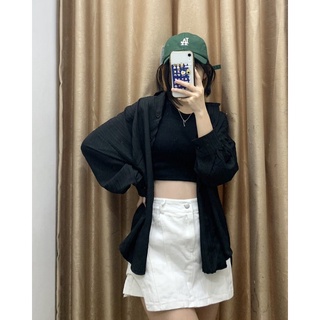 SƠ MI OVERSIZE MÀU PASTEL
