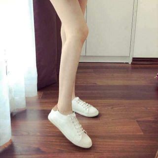 Giày thể thao trắng lót nâu Zara