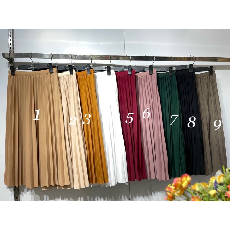 CHÂN VÁY XẾP LY KHÔNG BÓNG CẠP ĐẸP MS10692