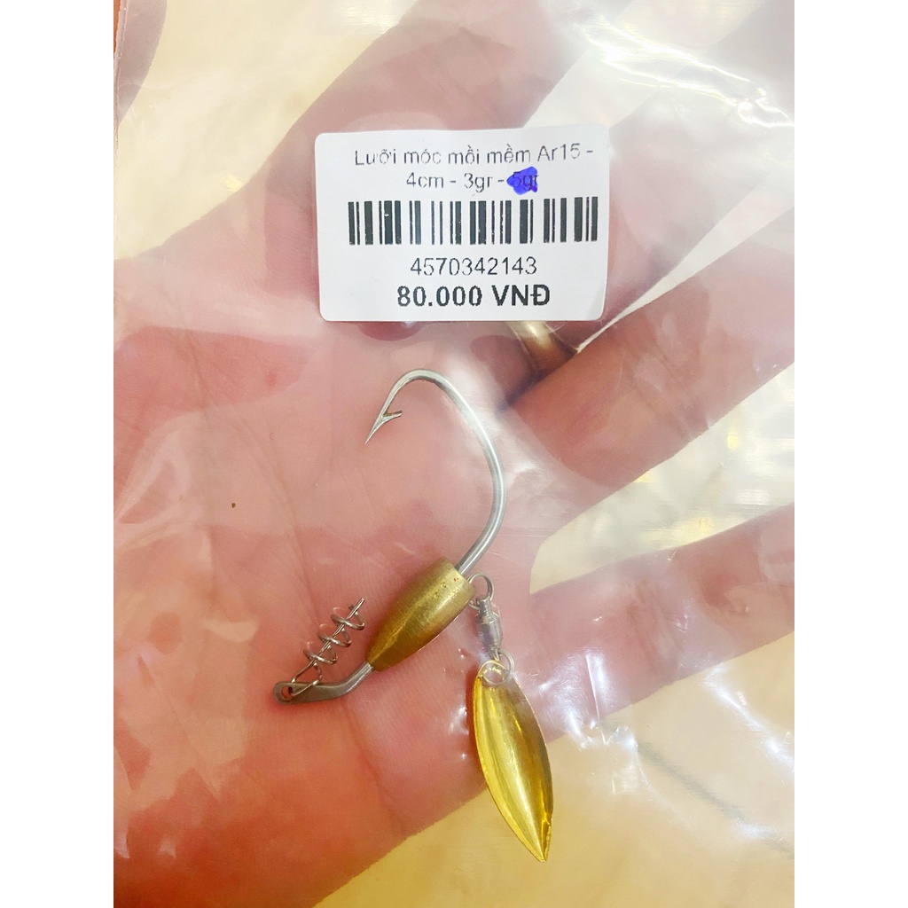 Lưỡi móc mồi mềm thủ công AR15