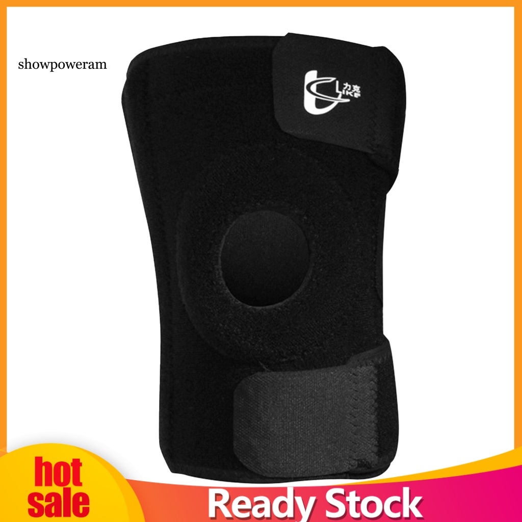 1 Đai Quấn Bảo Vệ Đầu Gối Giảm Đau Chuyên Nghiệp Màu Đen
