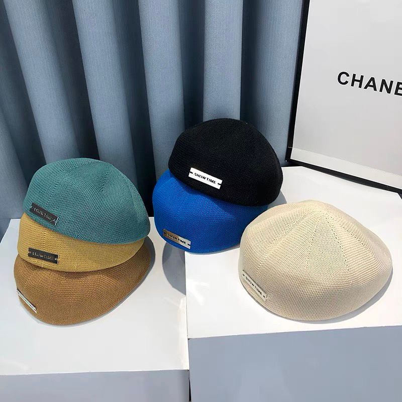 Mũ beret cao cấp phong cách vintage Hàn Quốc có thể đảo ngược cho nữ