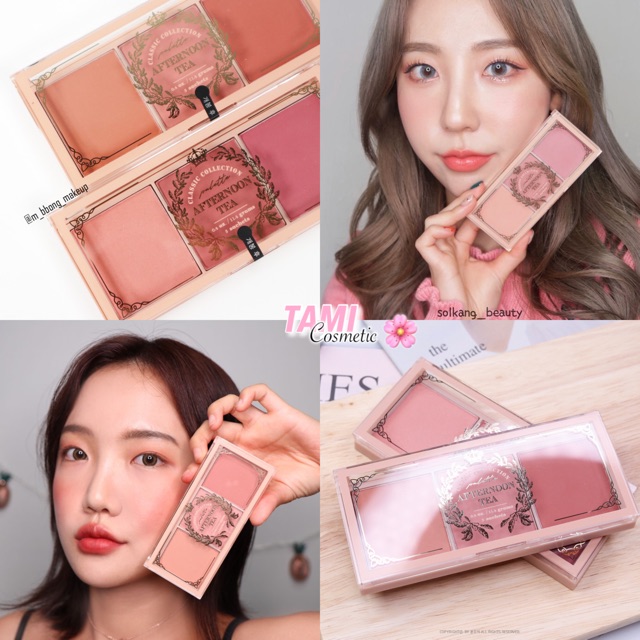 MÁ HỒNG I’M MEME I’M AFTERNOON TEA BLUSHER PALETTE