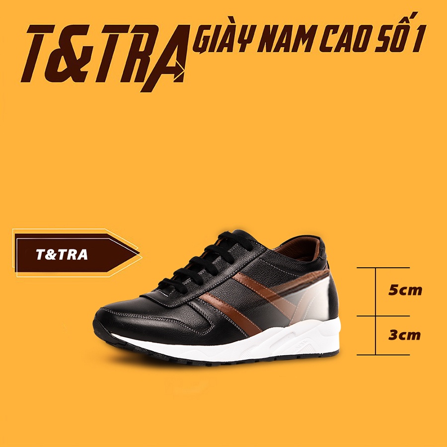 [ 8CM ] Giày Cao Nam T&amp;TRA T21Đ
