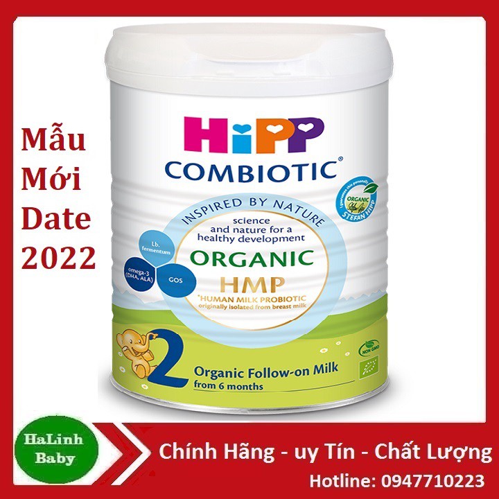 [Mẫu mới] Sữa Hipp Organic số 2 800g (Date 2022)
