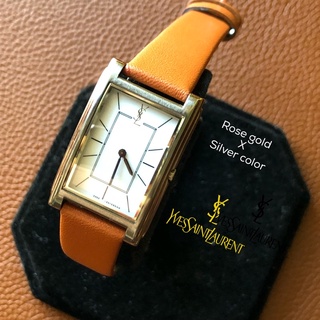 Đồng hồ nữ dây da thương hiệu yves saint laurent YSL citizen nhật bản