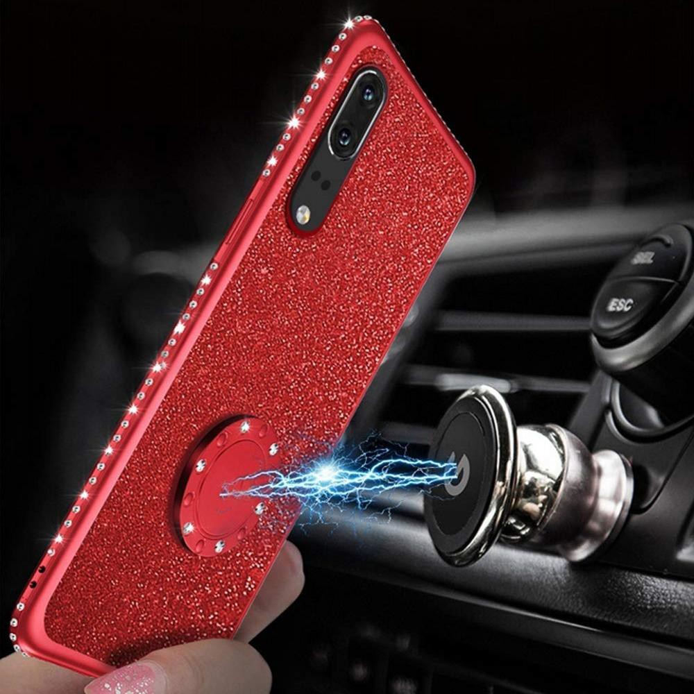 Artificial diamond phone case with holder for iPhone 11 Pro Max XS Max XR X iPhone 6 6s 7 8 Plus X
