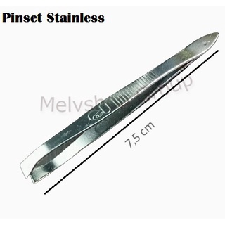 Image of Pinset Uban Stainless / Pinset Cabut Bulu / Penjepit Bulu Rambut / Pinset Penjepit Bulu Ketiak