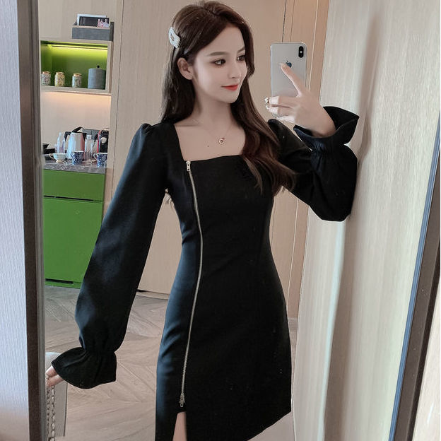 Đầm tay phồng cổ vuông phong cách hợp thời trang cho nữ | BigBuy360 - bigbuy360.vn