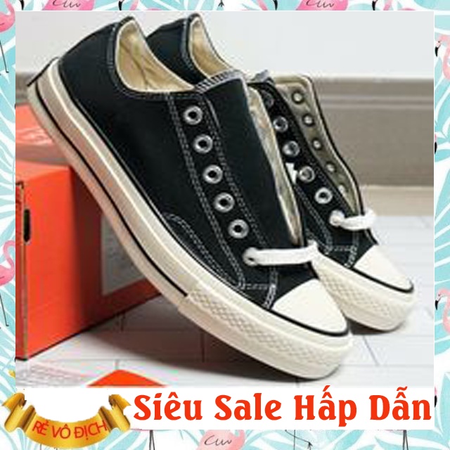 [ẢNH THẬT + FULLBOX] Giày Thể Thao Sneacker Đen Thấp Cổ Nam Nữ