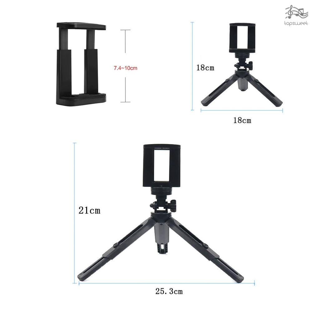 Giá Đỡ Ba Chân Mini Để Bàn Có Thể Điều Chỉnh Tương Thích Với Điện Thoại / Máy Ảnh / Quay Video / Live Stream | BigBuy360 - bigbuy360.vn