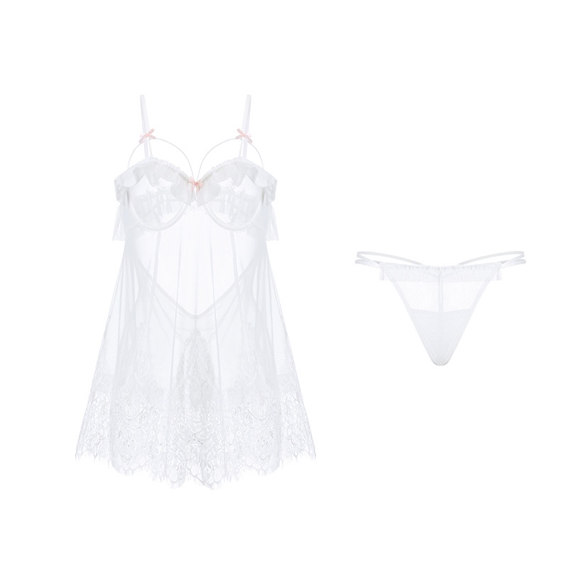 Váy Ngủ Ren Gợi Cảm Xuyên Thấu  MS956  [CWEAR.SEXY_ĐỒ NGỦ &amp; NỘI Y CAO CẤP]