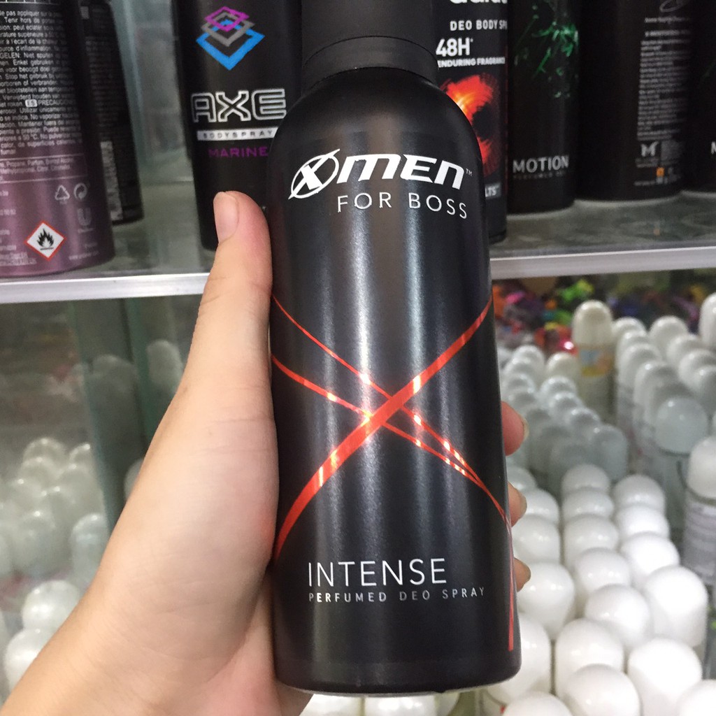 Xịt khử mùi xmen boss INTENSE 150ml