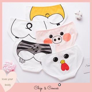 Quần lót nữ hình thú cute cotton