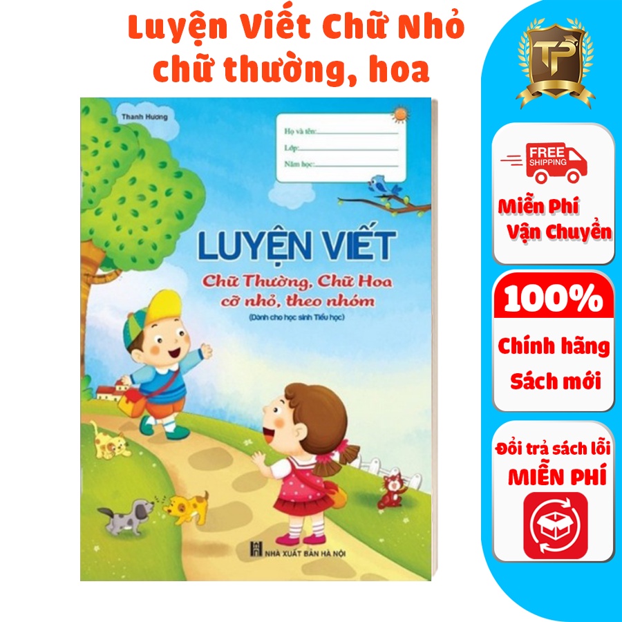 Sách - Luyện Viết - chữ thường, chữ hoa cỡ nhỏ, theo nhóm (1 cuốn)