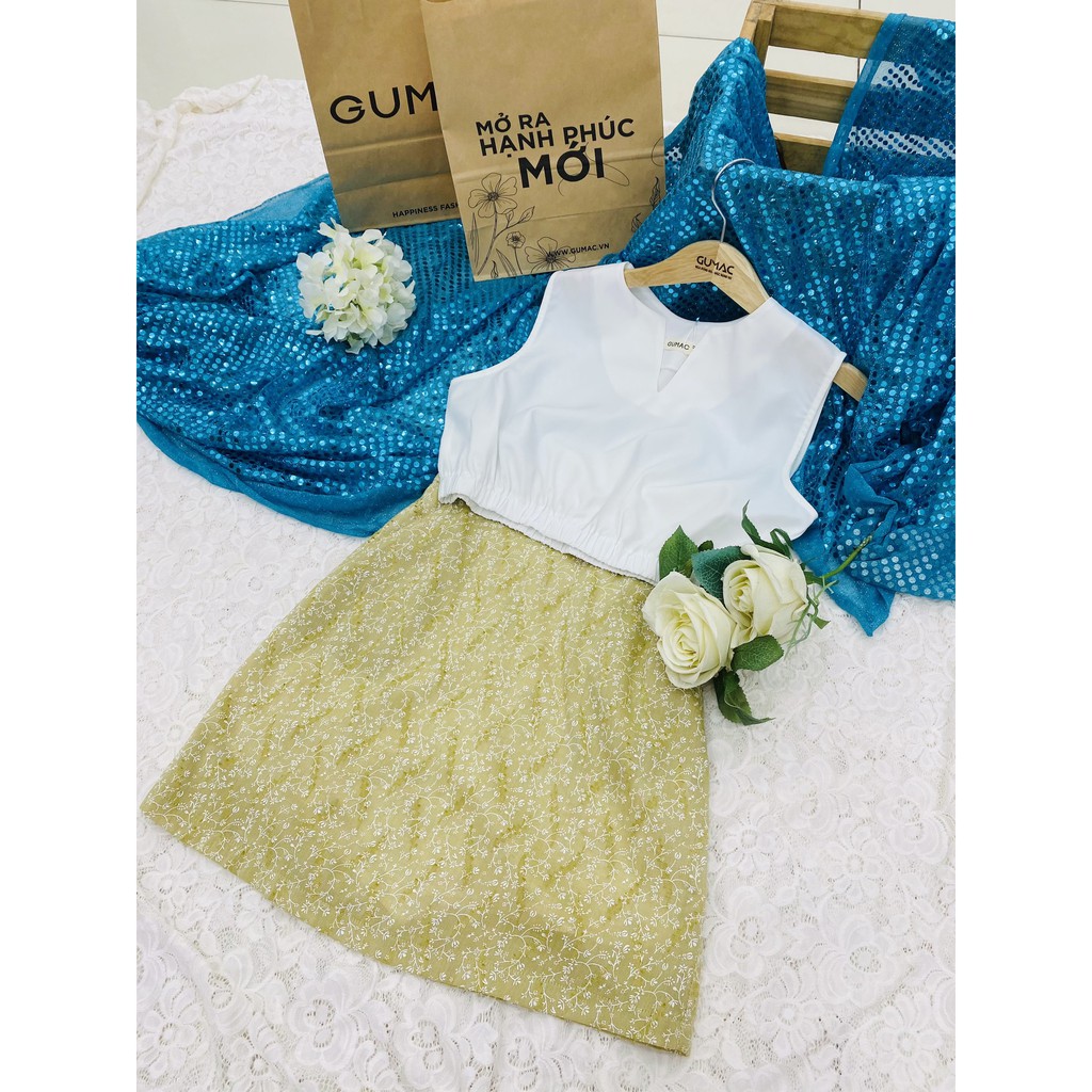 Áo croptop eo chun GUMAC AB695