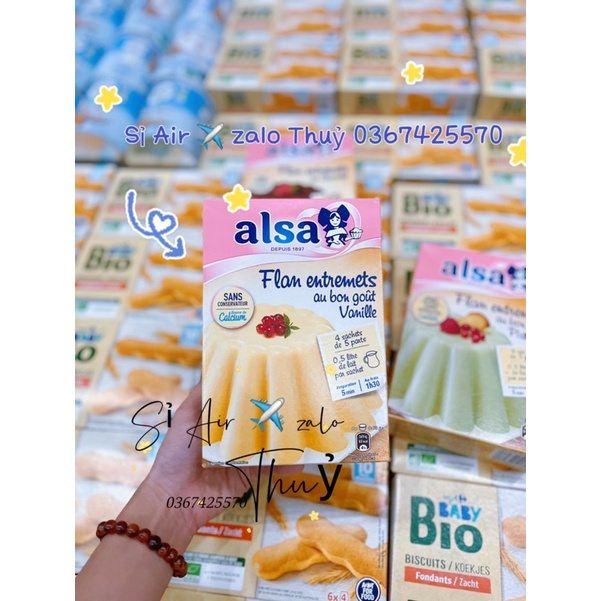 (Air) Bột làm bánh Plan Alsa của Pháp 192g