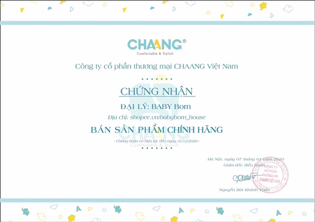 Chaang - Bộ cài lệch Spring Field mềm mát K1BCC1023