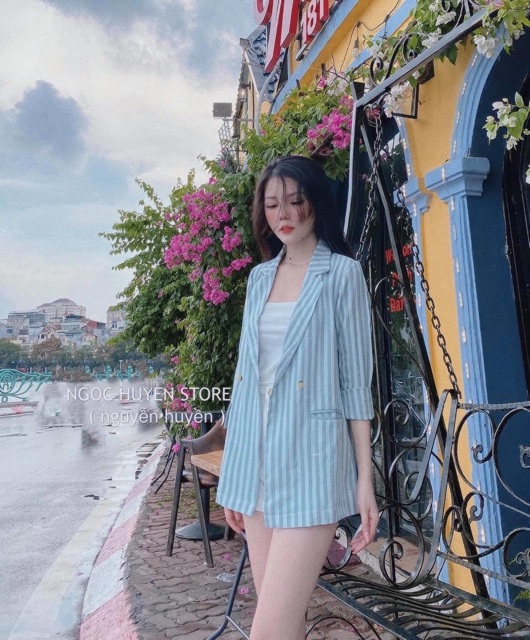 Áo Khoác Vest Form Rộng Nữ 🌸 kiểu dáng ulzzang hàn quốc SIÊU Hot | BigBuy360 - bigbuy360.vn