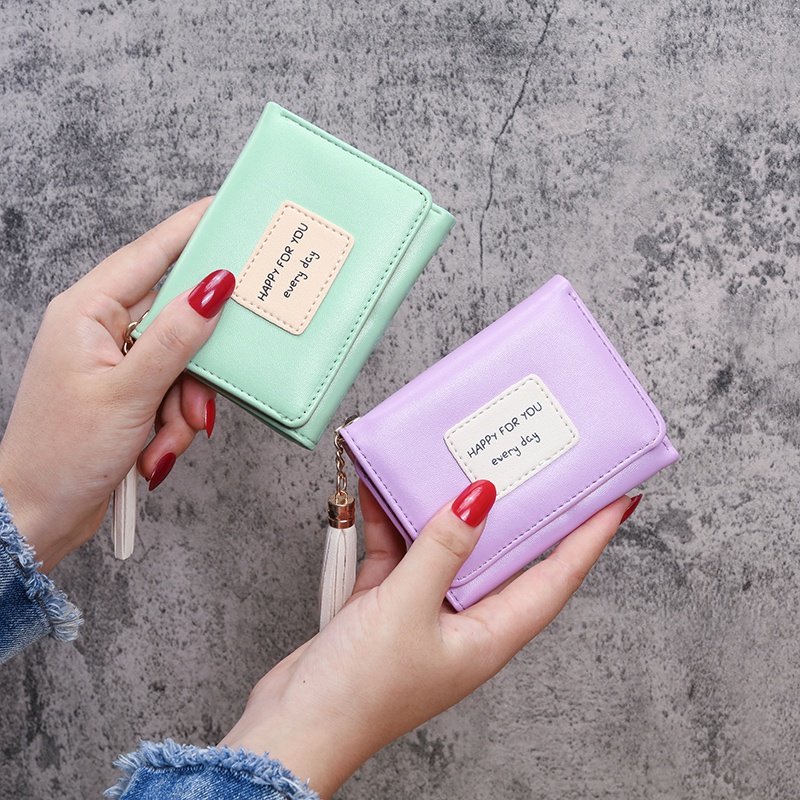 Ví nữ đẹp giá rẻ cầm tay mini nhiều ngăn thời trang cao cấp nhỏ gọn dễ thương 7K STORE V11